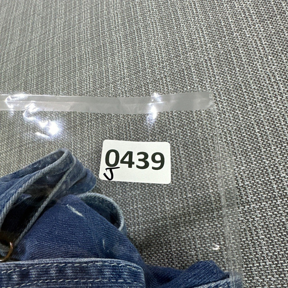 Dickies Bibs Mens 34x32 Overalls Blue Denim Carpenter Farmer Work Workwear - Picture 13 of 14